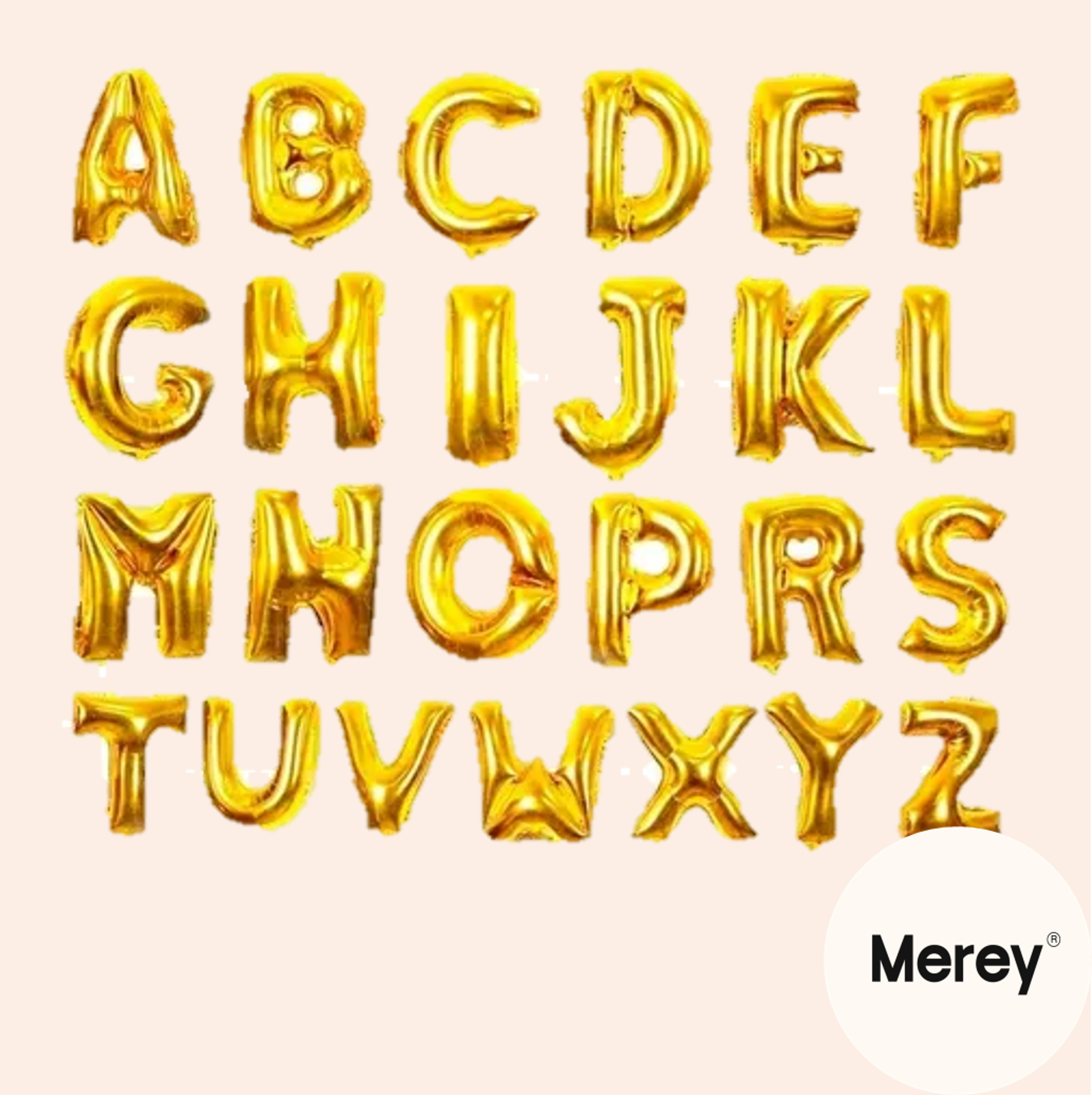 Globo Letra 32" (80cm) Dorado