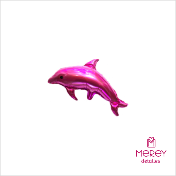 Globo delfin fucsia 35cm