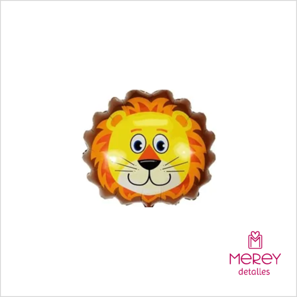 GLOBO CABEZA LEON 35CM