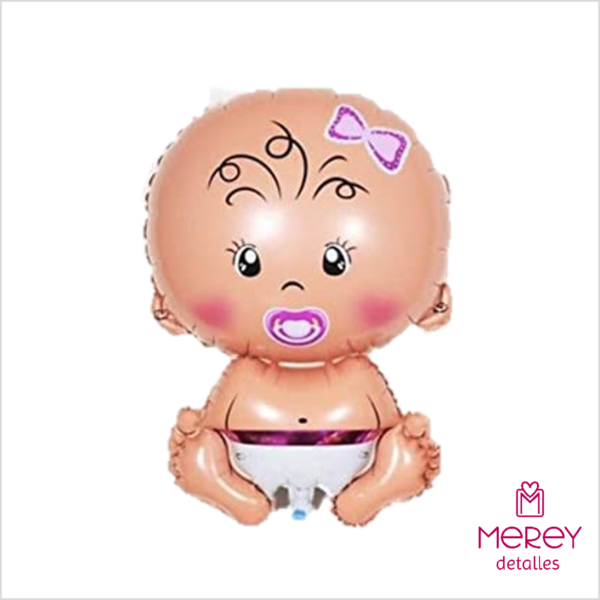 Globo bebe grande sentado 66x47cm