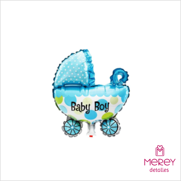 Globo carrito baby boy 42cm