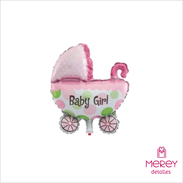 Globo carrito baby girl 42cm