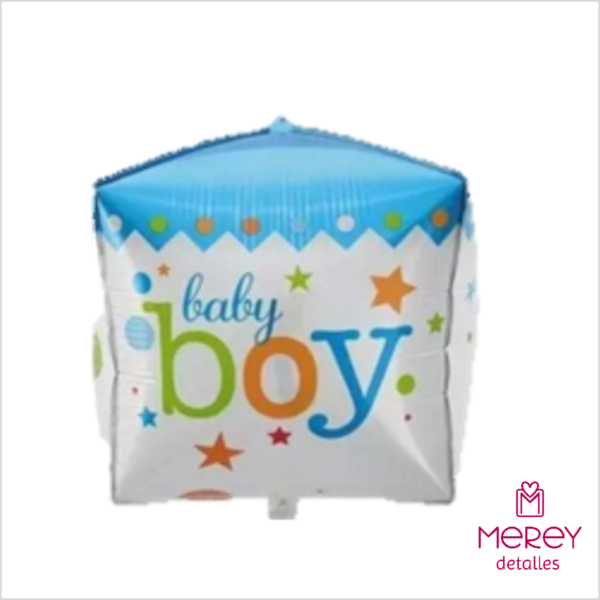 Globo cubo baby boy
