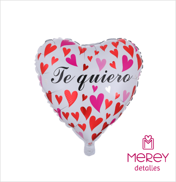 Globo corazon te quiero 18" 45cm