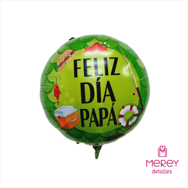 Globo feliz dia papa 18" 45cm pesca