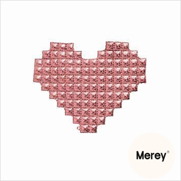 Globo Corazon Rosegold Tetris 1metro