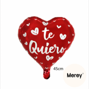 Globo corazón te quiero rojo  18" 45cm