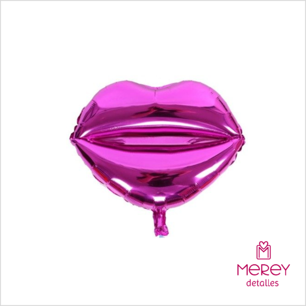 Globo Beso Fucsia 30cm