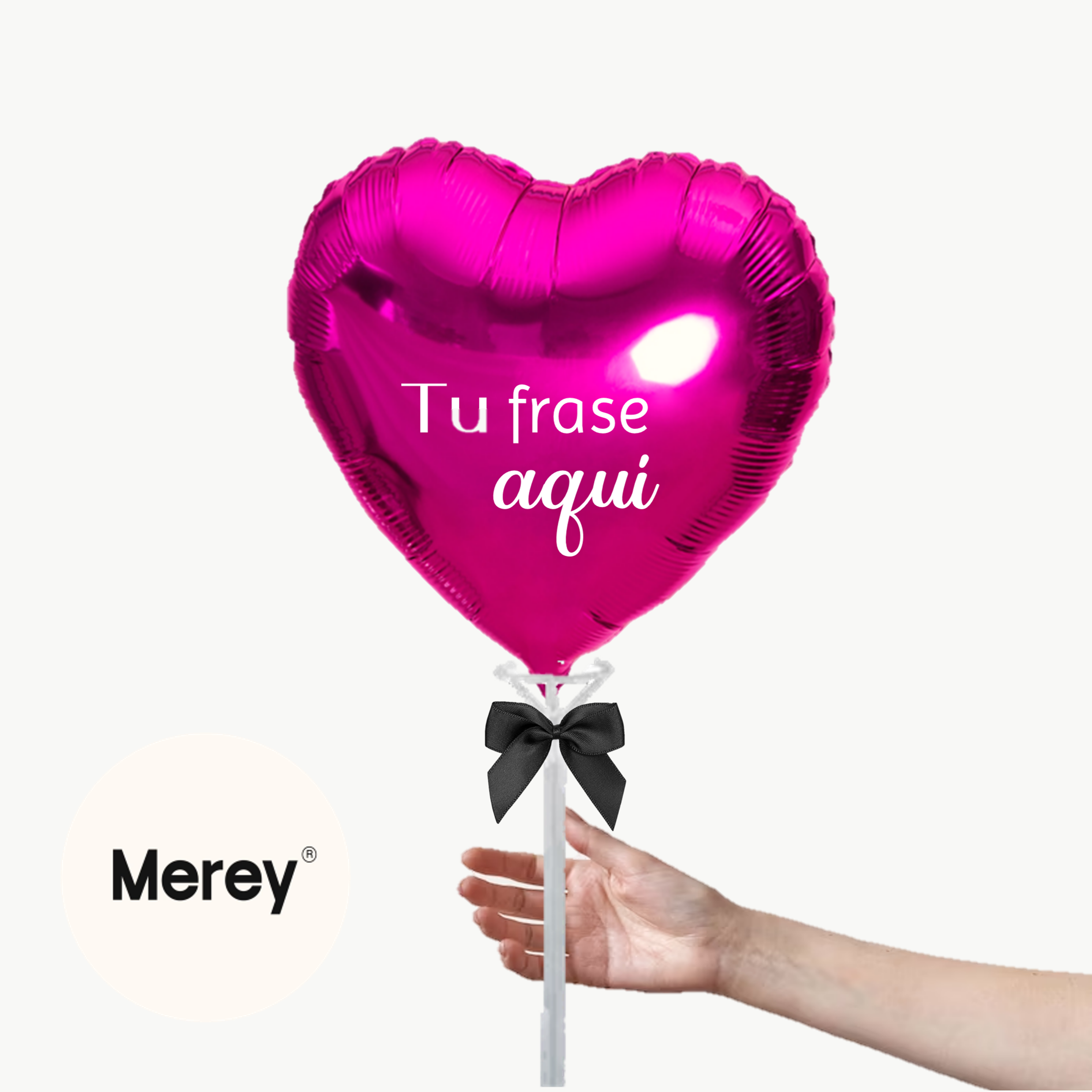Globo Foil Aire 18" Personalizado Fucsia