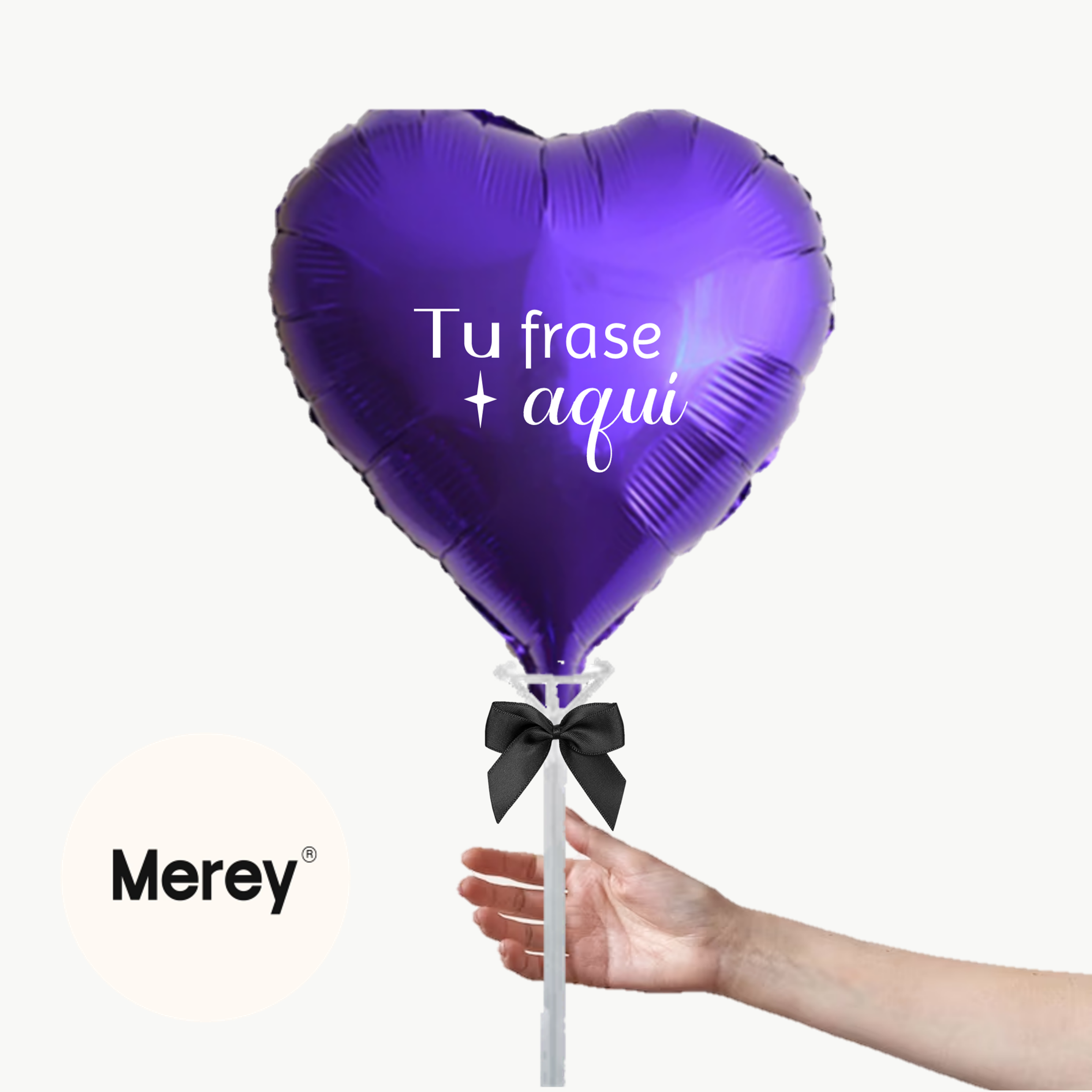 Globo Foil Aire 18" Personalizado Violeta