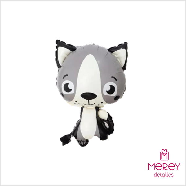 Globo silueta gato 45cm