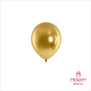 Globos chrome 12". Venta por unidad (Desinflado) - DORADO