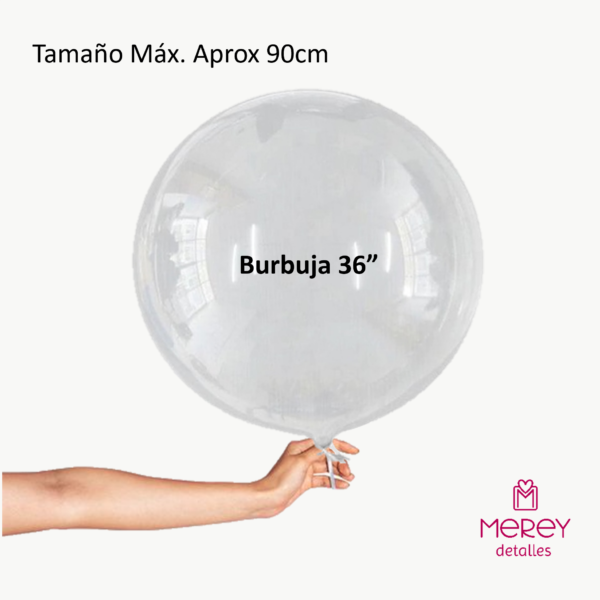 Globo burbuja 36" desinflado