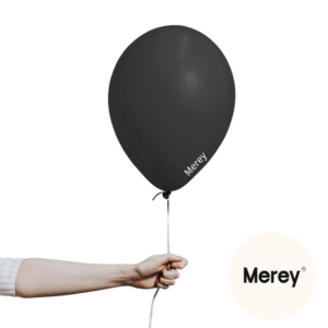 Latex 12" Negro Standar + Helio
