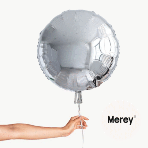 Globo Foil Redondo Platal + Helio 18"