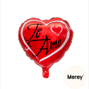 Globo corazon te amo 18" 45cm