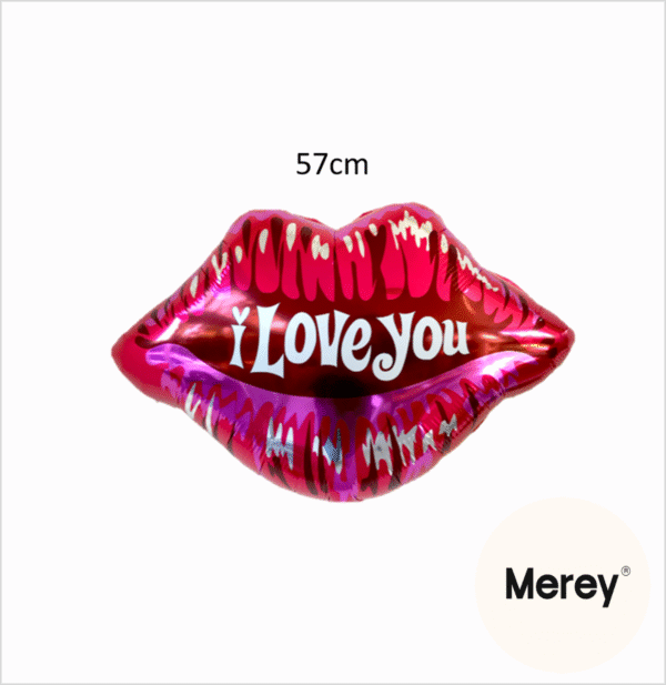 Globo beso i love you 18" (45cm)